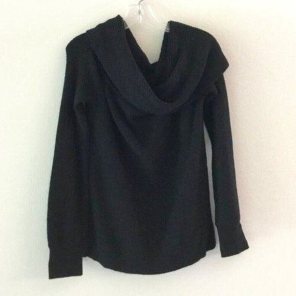 Leith Sweater Women's Size Small Cowl Neck Black NEW Nordstrom Pullover Soft
